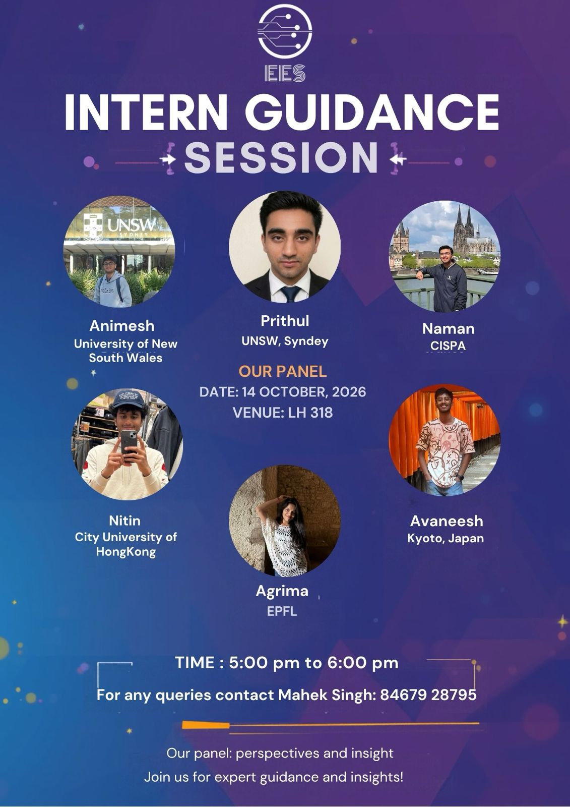 Foreign Intern Guidance Session